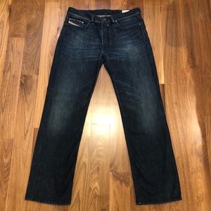 DIESEL MEN BLUE STRETCH DEMIN JEANS W33/L32